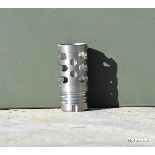 Frein de bouche Definitive Arms Fighter Brake 14x1LH Titanium Mat