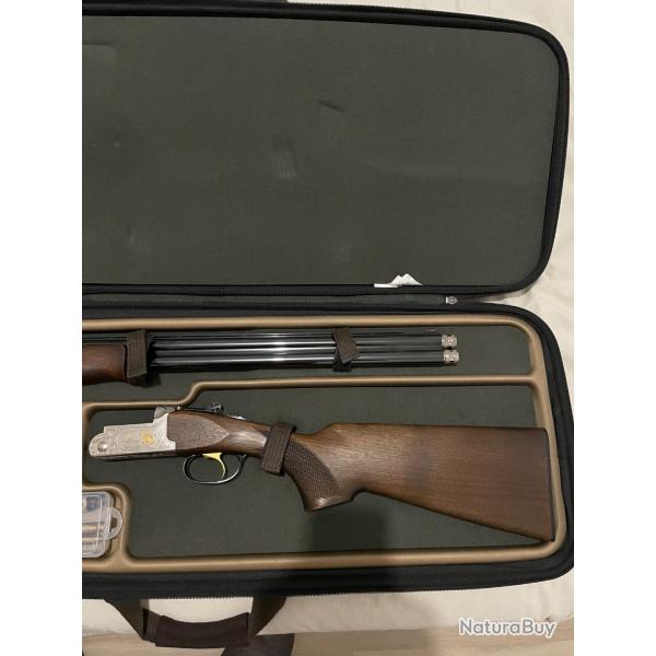 Fusil Renato Baldi Plaine Deluxe cal 20 bascule Ergal + chokes externe