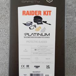 Lunette Bollé Raider kit platinium