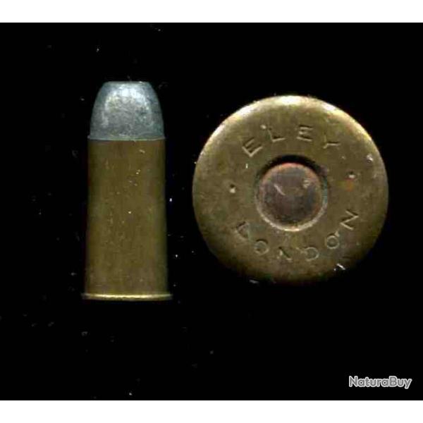 .45 MP - calibre anglais trs ancien et RARE - balle plomb mplate - marquage : ELEY LONDON