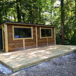 Chalet bois 31,5 m²  Sur mesure, état neuf (prix négociable)