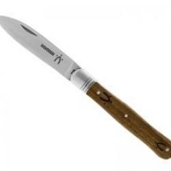 Couteau Nontron VIOLON PP lame acier T12 inox manche en noyer