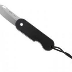Couteau Skult  lame acier inox X46Cr13 sans cran manche noir