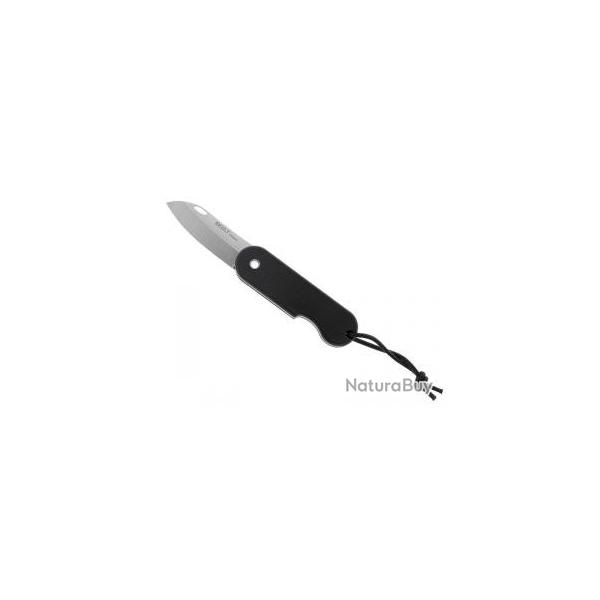 Couteau Skult  lame acier inox X46Cr13 sans cran manche noir