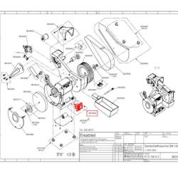 Boîtier marche/arrêt pour affûteuse Dick SM-100/SM90/SM-130