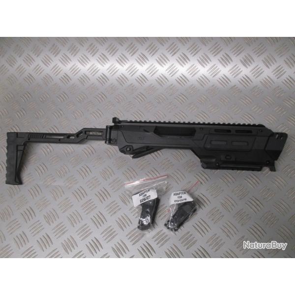 Meta Tactical, Kit de conversion MX1 pour Glock - Chassis Noir
