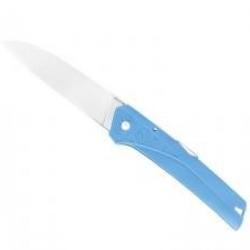 Couteau Florinox  KIANA lame à cran acier X35Cr16N manche bleu motif mer