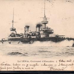CPA -Marine Militaire - " Le IENA " Cuirasse d'Escadre N°3777