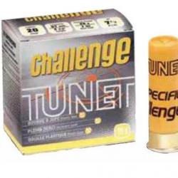 25 cartouches Tunet Challenge cal.20/70 28g