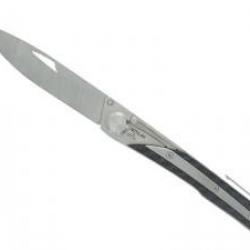 Couteau Actilam S4 lame acier 14C28N manche en plaquette fibre de carbone