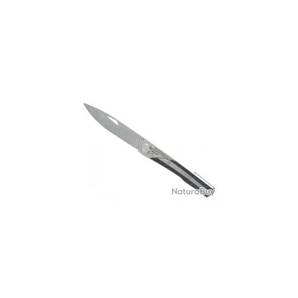 Couteau Actilam S4 lame acier 14C28N manche en plaquette fibre de carbone