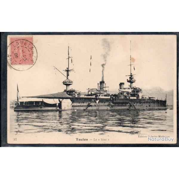 CPA -Marine Militaire - " TOULON  " Le IENA "  N3784