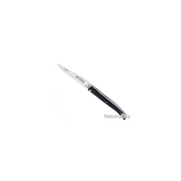 Couteau  Laguiole LE FIDELE lame acier 12C27 dos guilloch plein manche en bne