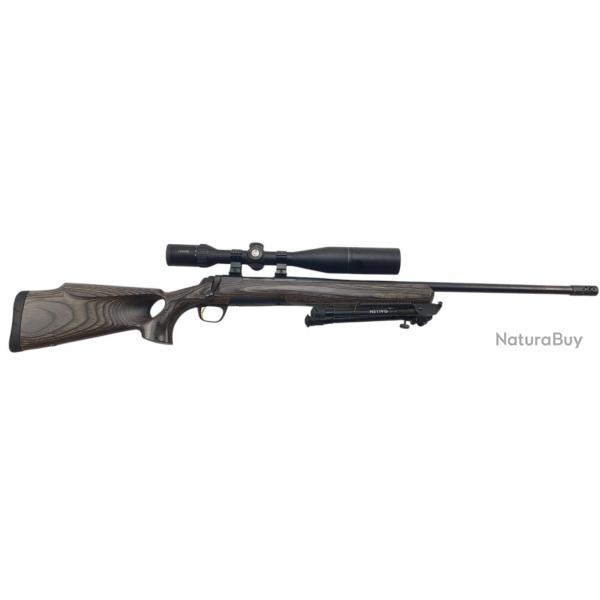 OCCASION - CARABINE DE TIR BROWNING X-BOLT THUMBHOLE CAL.308WIN + LUNETTE HAWKE 6-24X50