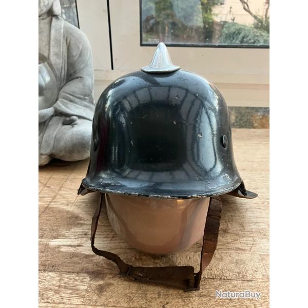 Casque pompier allemand modle 1934 - militaria - ww2