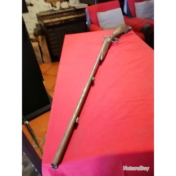ancien fusil de chasse  percussion XIX