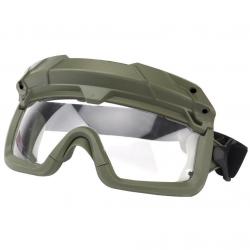 Lunettes tactique F.A.S.T + 2 sangles pour port sur tête ou sur casque - vert - LIVRAISON GRATUITE
