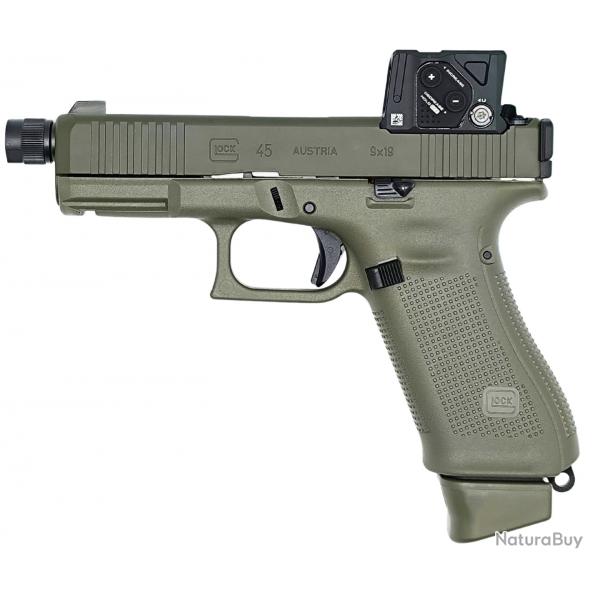 Pistolet GLOCK 45 Gen5 FS MOS Filet A-CUT Aimpoint COA Combo "Edition Hunter ODG" cal.9x19