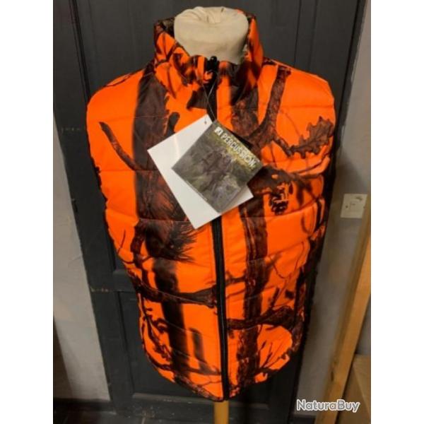 HANGAR33 GILET PERCUSSION CHASSE WARM RVERSIBLE