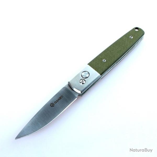 Couteau Ganzo G7211-GR, automatique vert / cran d'arrt