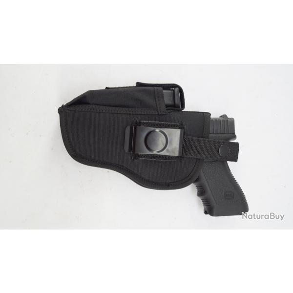 Holster souple universelle avec Porte Chargeur int&eacute;gr&eacute;