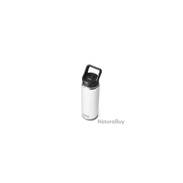 GOURDE AVEC PAILLE 26 OZ - YETI Blanc