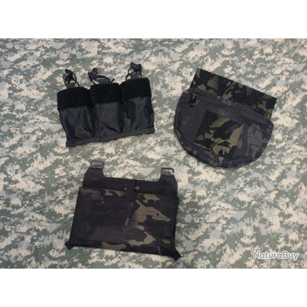 POCHETTES FERRO CONCEPT MULTICAM BLACK