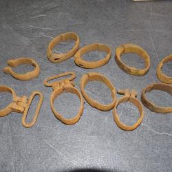 Lot de 10 grenadières de divers fusils IXX siècle.