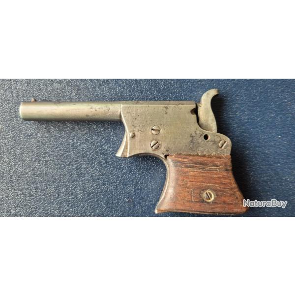 Pistolet 22 short  COPIE Belge 19me du REMIGTON VEST POCKET tres bon fonctionnement cat D