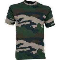 T Shirt De Chasse Enfant Manches Courtes Camo PERCUSSION