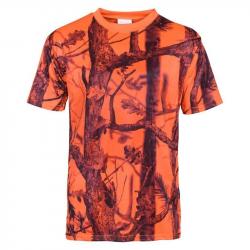 T Shirt De Chasse Manches Courtes Camo Blaze PERCUSSION