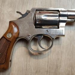 Revolver SMITH & WESSON mod. 12 AIRWEIGHT - Cal. 38 Special - Canon 2" (Occasion bon état)