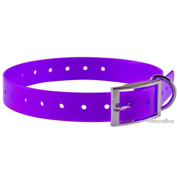Collier pour chien 2,5 cm en polyurthane - Country Collier Violet