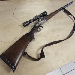 Mixte juxtaposé à chiens de marque BOHLER BLITZ, calibre 16/70 et 5.6 x 50 R