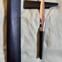 Couteau design KATANA noir HENRI MAZELIER