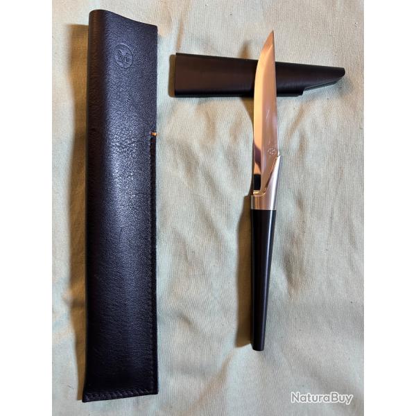 Couteau design KATANA noir HENRI MAZELIER