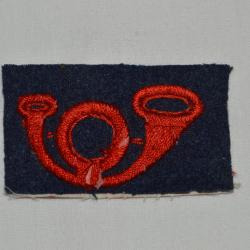 INSIGNE COR DE CHASSEUR DE BON TIREUR-CAPOTE 1877-VAREUSE 1893-3° REPUBLIQUE-GUERRE 1914/18.