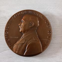 Médaille phillipe Pétain de Pierre Turin. 1941