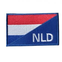 Patch Drapeau - Pays-Bas - NLD - velcro - Livraison gratuite