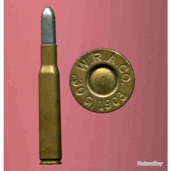 .30-03 Govt Mle 1903 - RARE - marquage : WRACo .30 G. 1903 - tui laiton de 65.1 mm