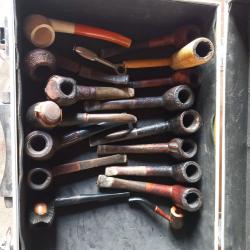 lot d'ancienne pipe  16  pièces     divers marques