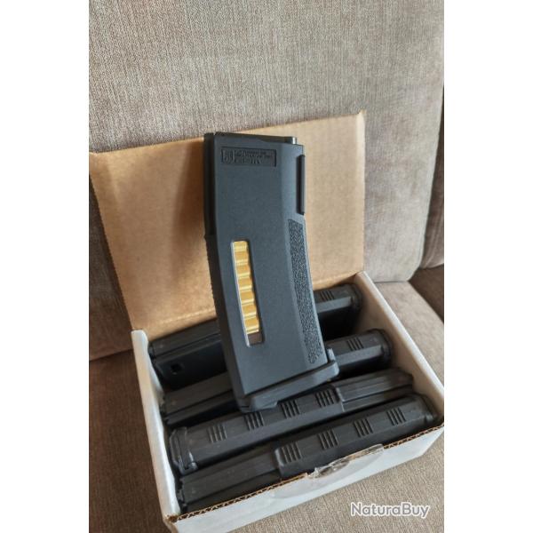Wolverine airsoft set of 5 PTS EPM magazine for MTW