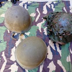 3 casques militaire