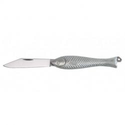 COUTEAU MIKOV MANCHE POISSON ARGENTÉ - M130NZ1