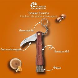 *** DÉSTOCKAGE - Couteau à champignons avec brosse + chaîne de transport PRADEL ***