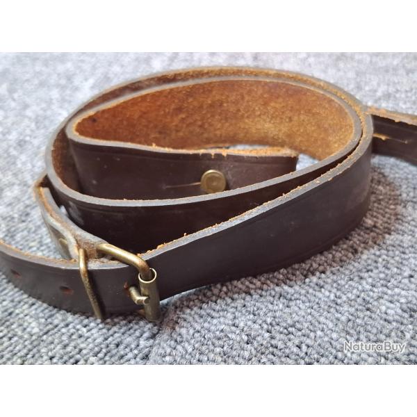 Bretelle cuir pour arme d'paule- Occasion (1)