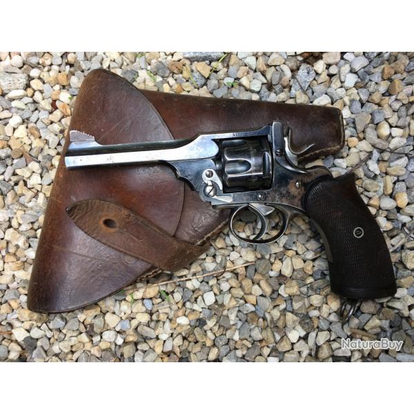 WW1 BEAU WEBLEY MKIII CAL 38 SW PLUS ETUI