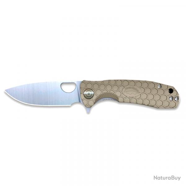Couteau flipper medium tan 81mm