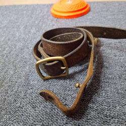 Bretelle cuir pour arme d'épaule- Occasion (4)