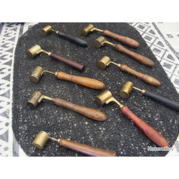10 CHARGETTES A POUDRE ANCIENNES